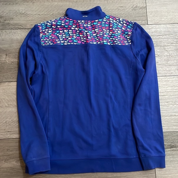 Vineyard Vines, Zip Jacket, Medium, Womens, Pink and Blue, 100% cotton - Picture 4 of 5